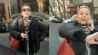 Mujer que estacionó mal y atacó al portero tenía registro vencido