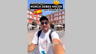 Viajó a Madrid y descubrió las cosas que NUNCA hay que hacer allí