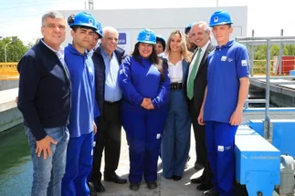 Ponen en marcha la ampliación de la Planta Depuradora Hurlingham