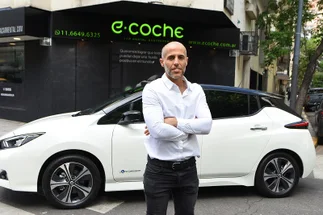 Así es la primera empresa argentina que alquila autos eléctricos