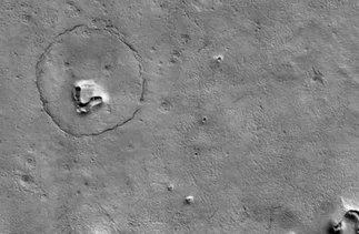 La NASA logró capturar un 'oso' en la superficie de Marte