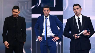 Dibu Martínez, Messi y Scaloni, los mejores en premios The Best