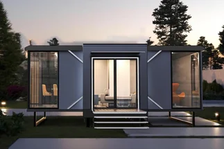 En fotos: esta tiny house se pliega y tiene 34 m2, ¿cuánto sale?