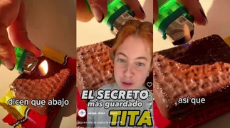 Reveló de qué está hecha la oblea TITA y explotó en redes