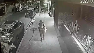 Asesinato del ingeniero: video muestra recorrido del sospechoso