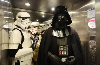 VIDEO Balotaje: en Córdoba votó Darth Vader