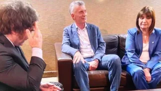 La foto del día: de qué hablaron Milei, Bullrich y Macri