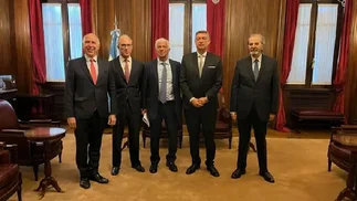 Cúneo Libarona tuvo su primera reunión como ministro de Milei