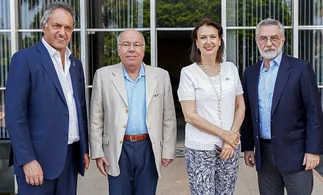 Diana Mondino viajó a Brasil para invitar a Lula a la asunción