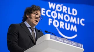 Milei acaparó la atención en Davos y explotó en Youtube