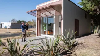 Así es la casa prefabricada argentina que se construye en un día