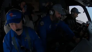 El impresionante video del avión cazatormentas, en el ojo del huracán Milton