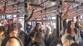 A los gritos, Sandra Pettovello enfrentó críticas en un avión