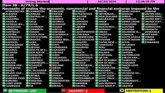 Inesperado voto de Argentina contra el embargo de Estados Unidos a Cuba