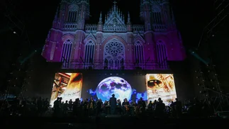 La ciudad de La Plata festejó sus 142 con la puesta en valor de su Catedral