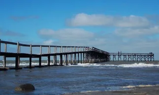 Una playa ganó popularidad por ser el 'caribe argentino'