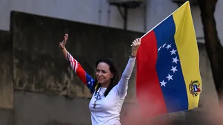 La líder opositora venezolana María Corina Machado recibió el Premio Nobel de la Paz 2025
