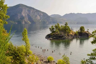 'La islita': un lugar ideal en La Patagonia para escapar de la ciudad