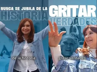 CFK lanzó su primer spot de campaña: 'Donde Milei recorta, Cristina protege'