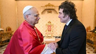 Javier Milei celebró la confirmación del viaje del papa León XIV
