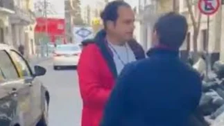 Dirigente sindical agrede a Eduardo Feinmann: patada, empujón y daños a su auto