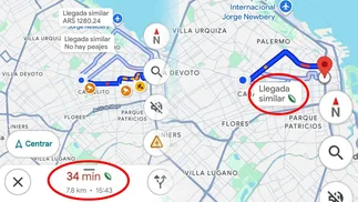 Qué significa que Google Maps te muestre la hojita verde al utilizar la app