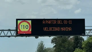 Ojo las multas: autopista que conecta con CABA redujo velocidad máxima en un tramo clave