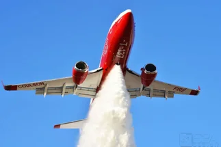 Cómo es el súper avión hidrante que llegó a Chubut para combatir los incendios