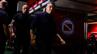El cruce entre el árbitro Andrés Merlos y Gallardo: 'Vos hiciste echar a Demichelis'