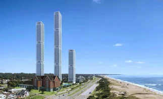 Cómo será la torre más alta de Uruguay que ya se construye en Punta del Este