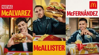 McDonald’s lanza tres nuevas hamburguesas con figuras de la Selección Argentina
