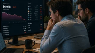Criptomonedas: AAVE pierde u$s6.000 millones y temen impacto en la Bolsa