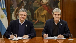 Luis Caputo cerró un acuerdo con Jorge Macri para saldar deuda por coparticipación