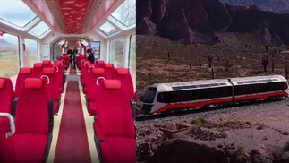 VIDEO | Ideal vacaciones de invierno: cuánto cuesta tren panorámico con tremendos paisajes