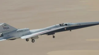 NASA prepara el primer vuelo del X-59: el avión que uniría Londres y Nueva York en 3 horas