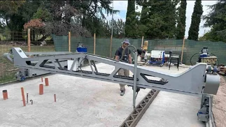Así funciona la primera impresora 3D argentina que fabrica casas en tiempo récord