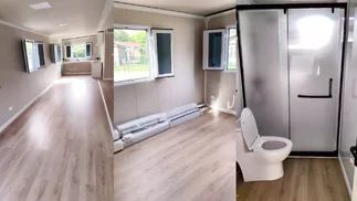 Compró casa prefabricada china y contó cuánto gastó y cómo hizo para traerla a Argentina