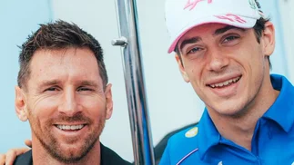 Colapinto no se guardó ningún elogio para Messi y le hizo un pedido muy especial