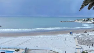 VIDEO - Buenos Aires bajo cero: nevó en Mar del Plata y alerta por frío extremo en el AMBA
