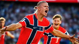 Haaland eliminó a Brasil y su festejo en Instagram desató la locura en Noruega