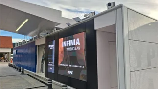 YPF instaló una estación móvil en un destino invernal inigualable