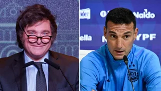El trabajo de Scaloni tras la Selección Argentina, según Milei