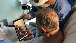 CORONAVIRUS: pacientes terminales se despiden por videollamada en Italia
