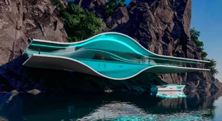 Casa ecológica: cuelga de una montaña y no tiene paredes