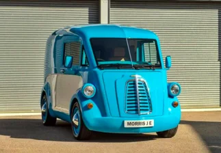 Así es la nueva furgoneta eléctrica de Morris, similar al J-Type