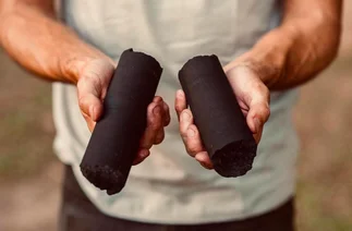 BrasUP, un carbón ecológico fabricado con residuos del arroz