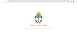 El cierre de Télam: el mensaje que apareció en el sitio web de la agencia de noticias