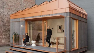 En fotos: una tiny house que se alimenta 100 por ciento con energía solar