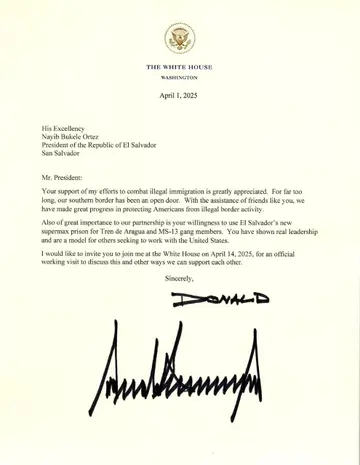 La invitación de Donald Trump a Nayib Bukele
