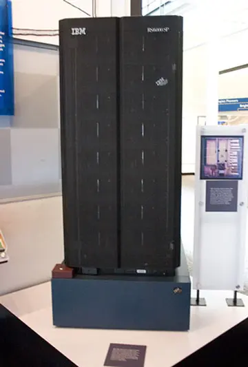 La famosa computadora Deep Blue de IBM que venció al ajedrecista Garry Kasparov.